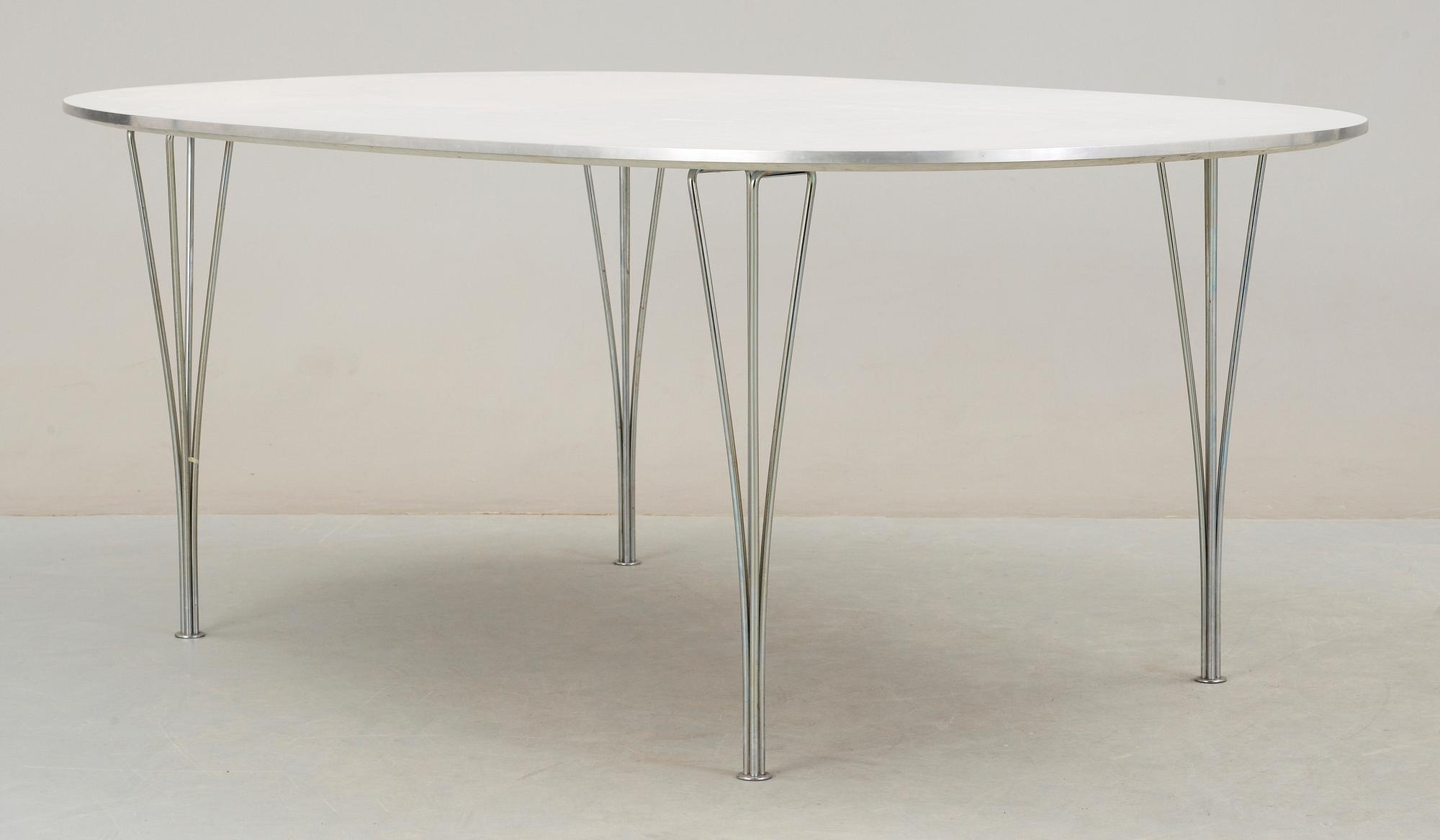 MATBORD, "Superellips", Bruno Mathsson och Piet Hein för Fritz Hansen, 1983.