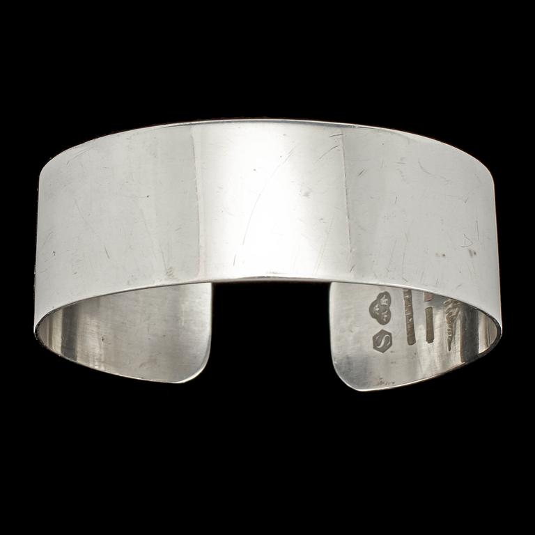 ARMLÄNK, sterling, Wiwen Nilsson, Lund, 1967. Vikt 24 g.