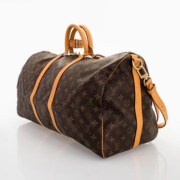 Louis Vuitton, viikonloppulaukku, "Keepall 55 Bandoulière".