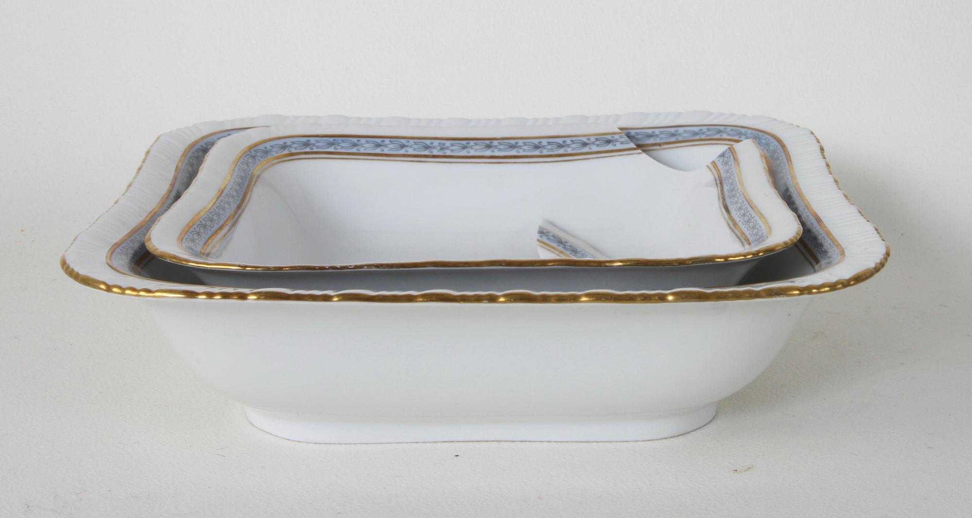 MATSERVIS, 46 delar, porslin, Rörstrand.