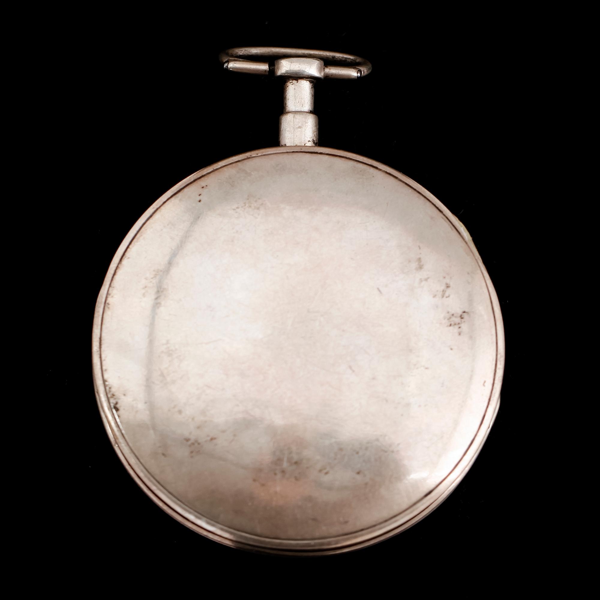 SPINDELUR, silver, märkt Breguet a Paris, 1800-tal.