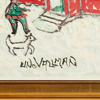 Uno Vallman, Winter in the village.