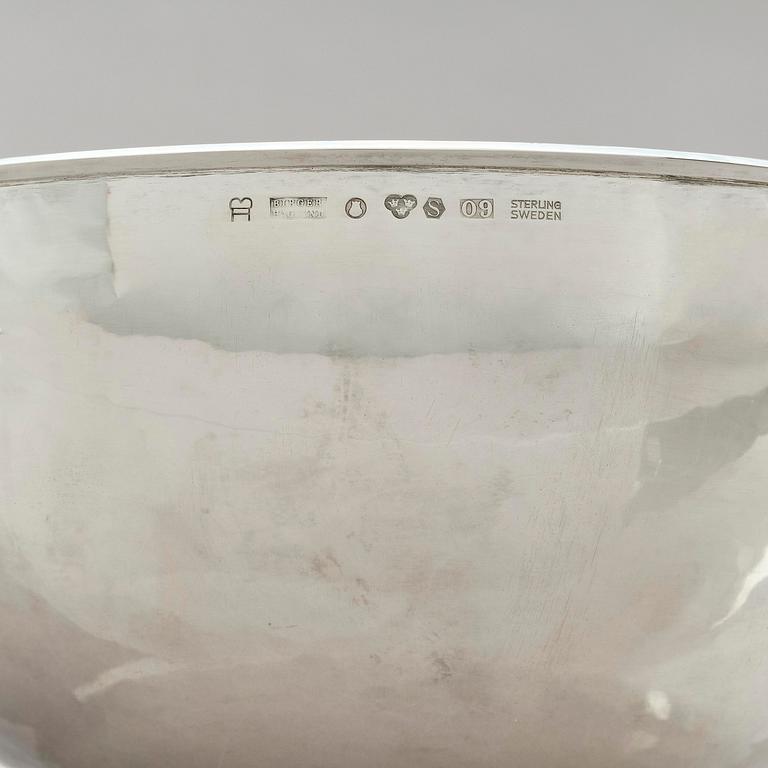 Birger Haglund, skål, sterling silver, Stockholm 1964.