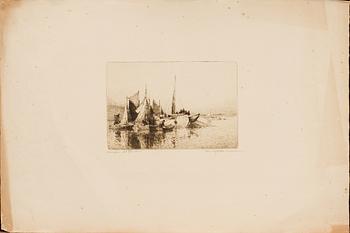 EMIL EKMAN, 12 signed etchings.