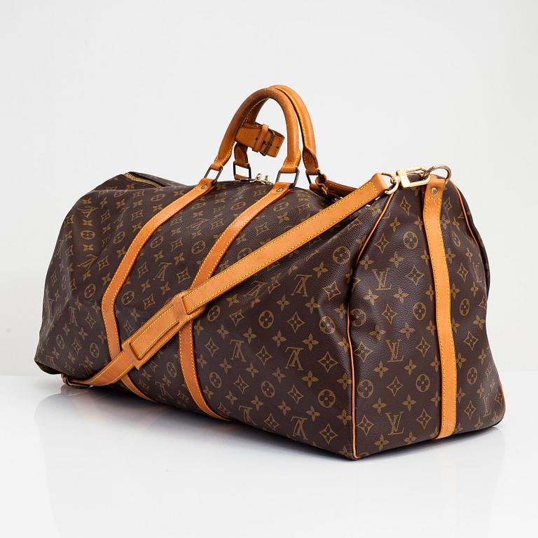 Louis Vuitton, a Monogram 'Keepall 60 Bandoulière' Weekendbag.