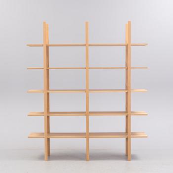 A massive oak shelf "The Wooden hylla no 2" by Wrong London, HAY.