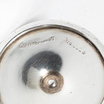 Supkoppar, 6 st, silver, Mappin & Webb, Birmingham, England, 1913-15.