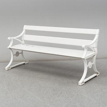 FOLKE BENSOW, a 'Trädgårdsmöbeln Näfveqvarn n:r 3' garden sofa.