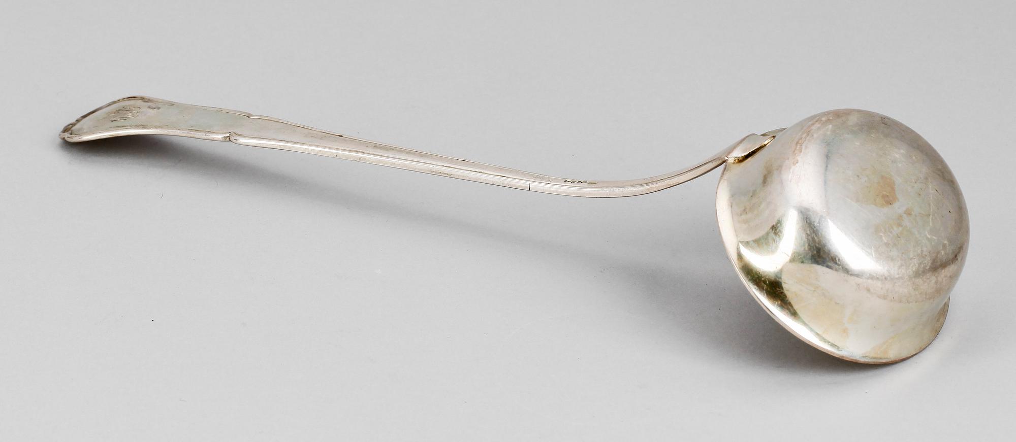 SOPPSLEV, silver, A Hildebrand, 1939, Gävle. Vikt 226g.
