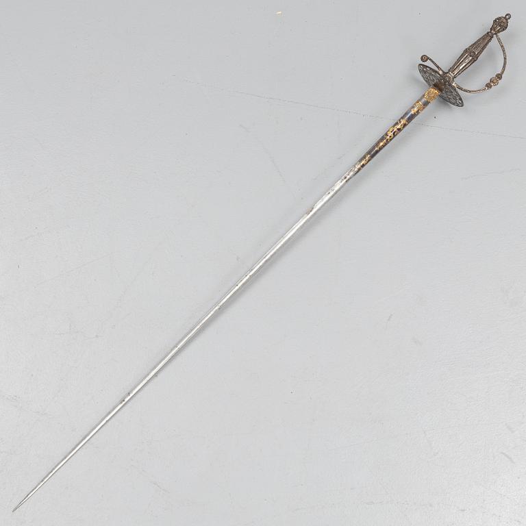 A smallsword, end of the 18th Century.