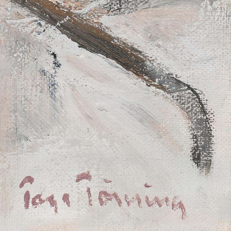 TAGE TÖRNING, olja på duk, signerad.