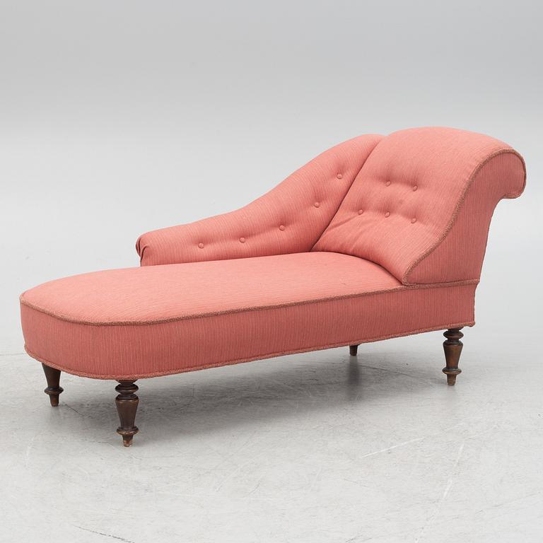 Chaise longue/daybed, late 19th century.