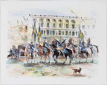 BO ÅKE ADAMSSON, färglitografi, signerad och numrerad 186/300.