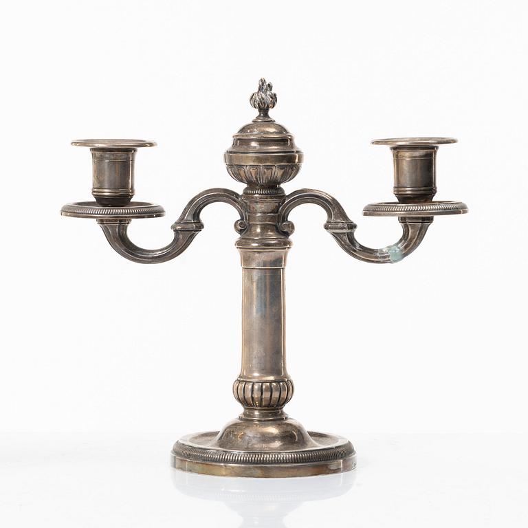 Kandelabrar, silver, ett par, Tetard Frères, Frankrike, omkring år 1900.