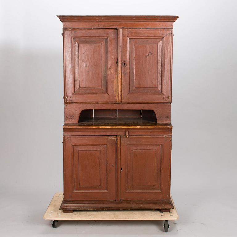 A 19th Century Ostrobothnian cupboard, Finland.