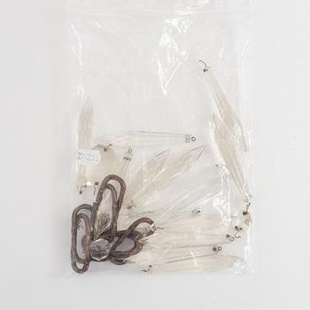 A Gustavian style chandelier, mid-20th century.