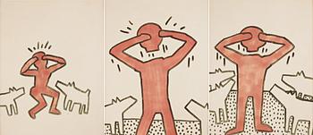 Keith Haring, Untitled (Triptych).