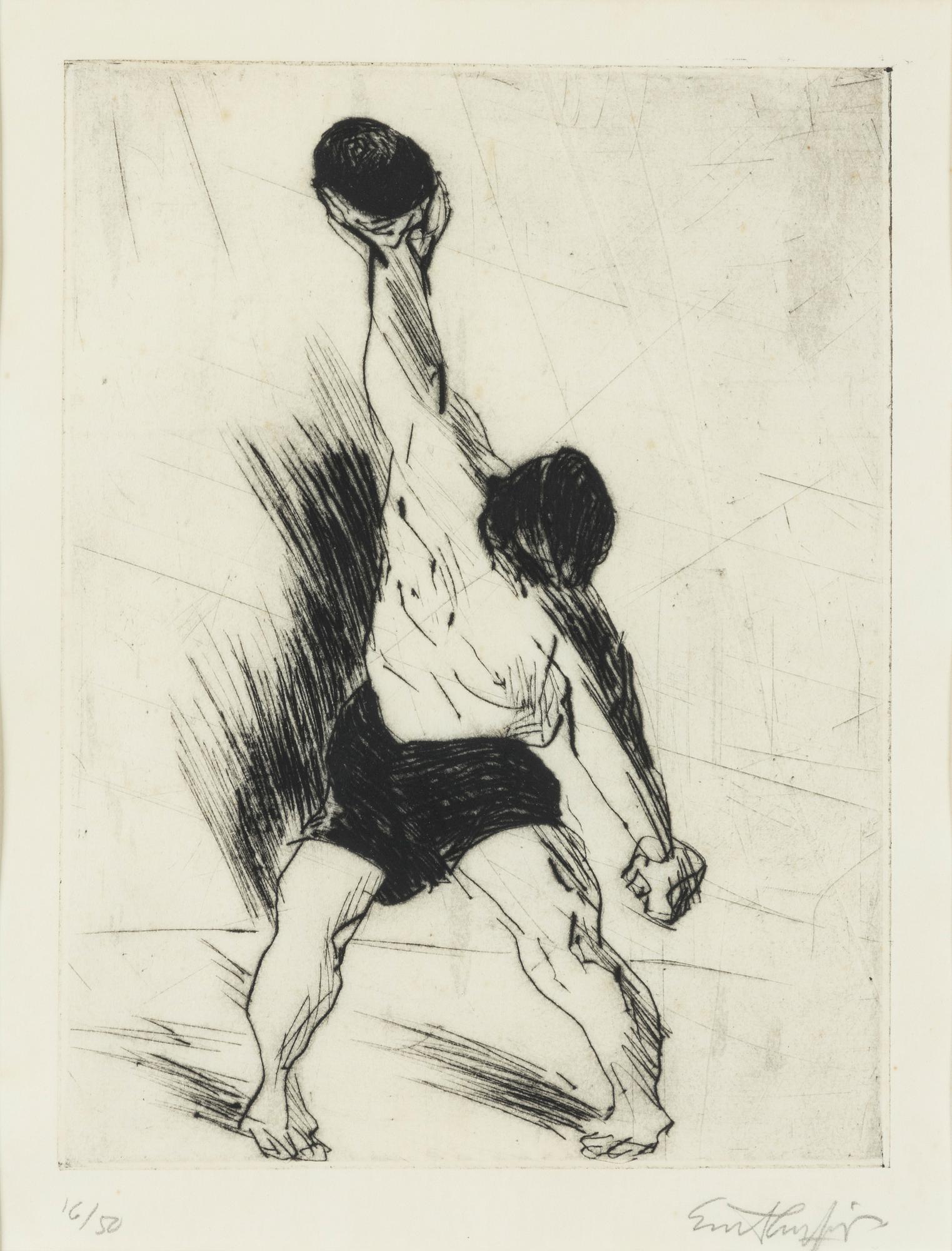 Evert Lundquist, Tyngdlyftaren.