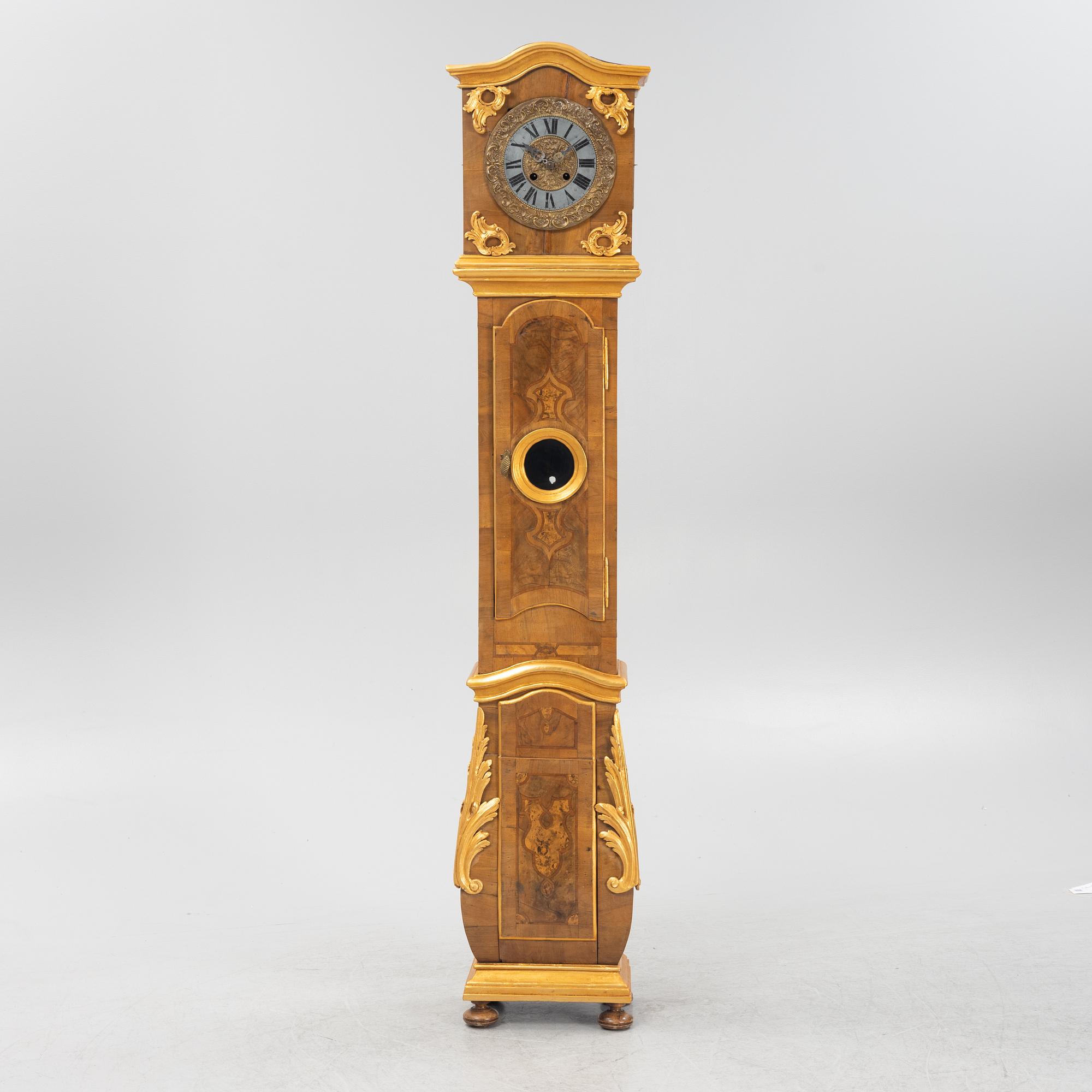 A longcase clock, Germany, 18th/19th Century.