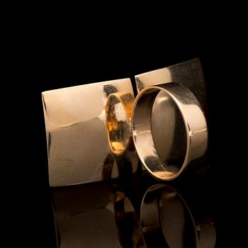 A LIISA VITALI RING, 14K gold. Helsinki Finland 1969.