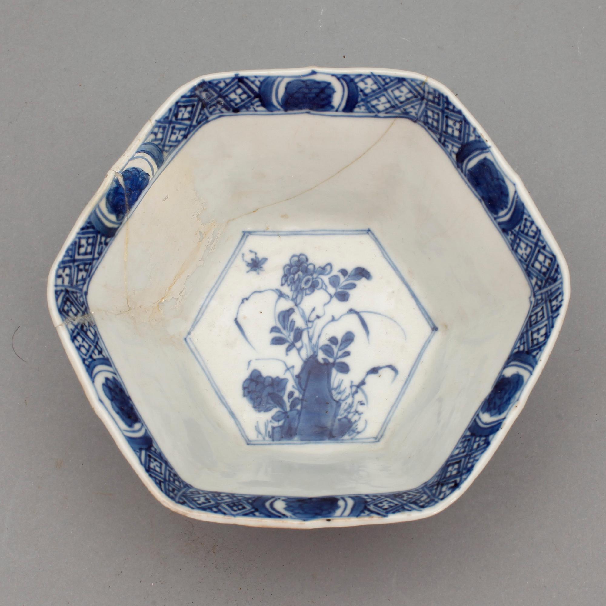 SKÅL, porslin, Qing dynastin, Kangxi (1662-1722).
