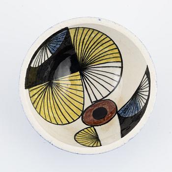 Vilhelm Bjerke-Petersen, a stoneware bowl, Rörstrand, Sweden, 1952.