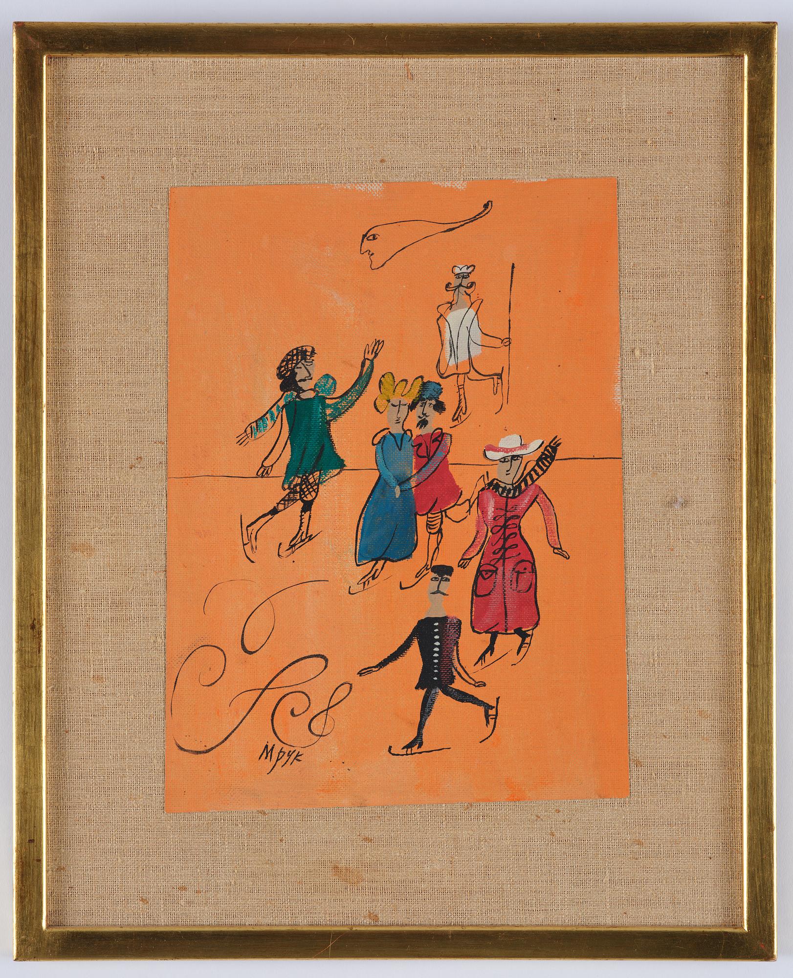 Madeleine Pyk, Skridskobanan.