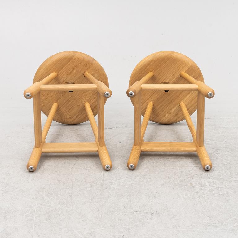 Chris Martin, a pair of contemporary 'Albert Bar Stools', Massproductions.