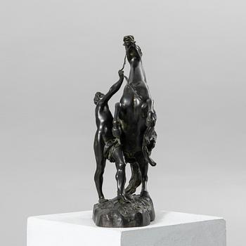 Guilliaume Coustou, after, skulptur, brons, "Chevaux de Marly".