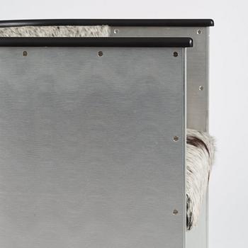 Mats Theselius, fåtöljer, ett par, "Aluminiumfåtölj", Källemo, Värnamo.