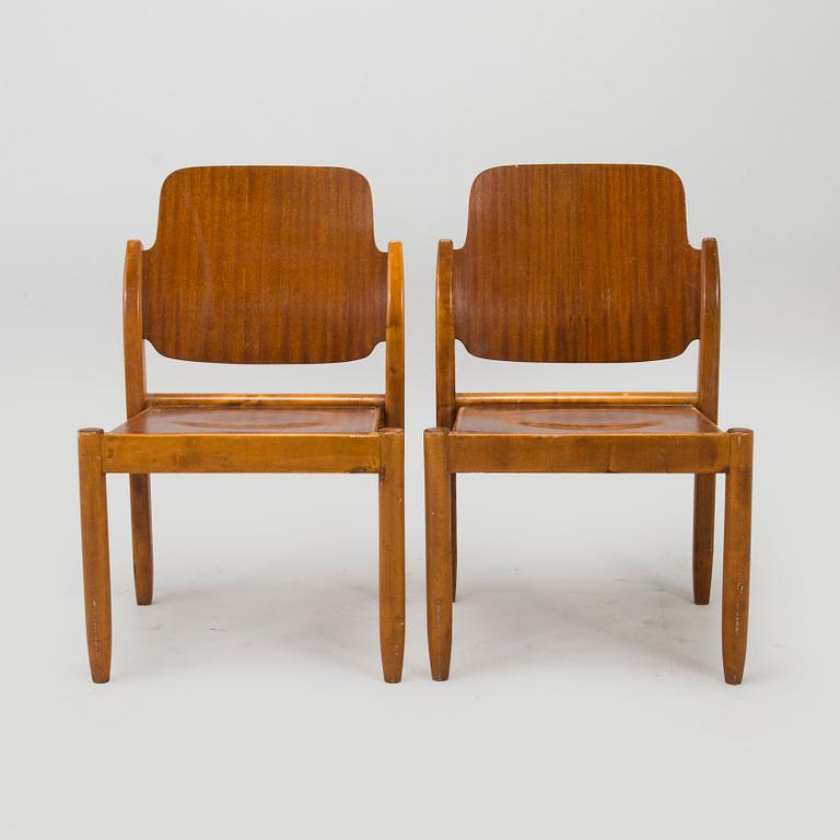 Gunnar Eklöf, Ten 1953s 'Åkerbloms chairs for Asko.
