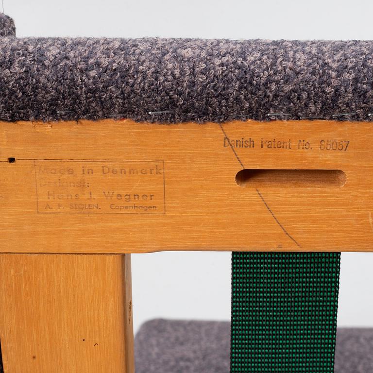 Hans J. Wegner, sofa, “Airport”, AP-35/3. A.P. Stolen, Denmark, 1960s.