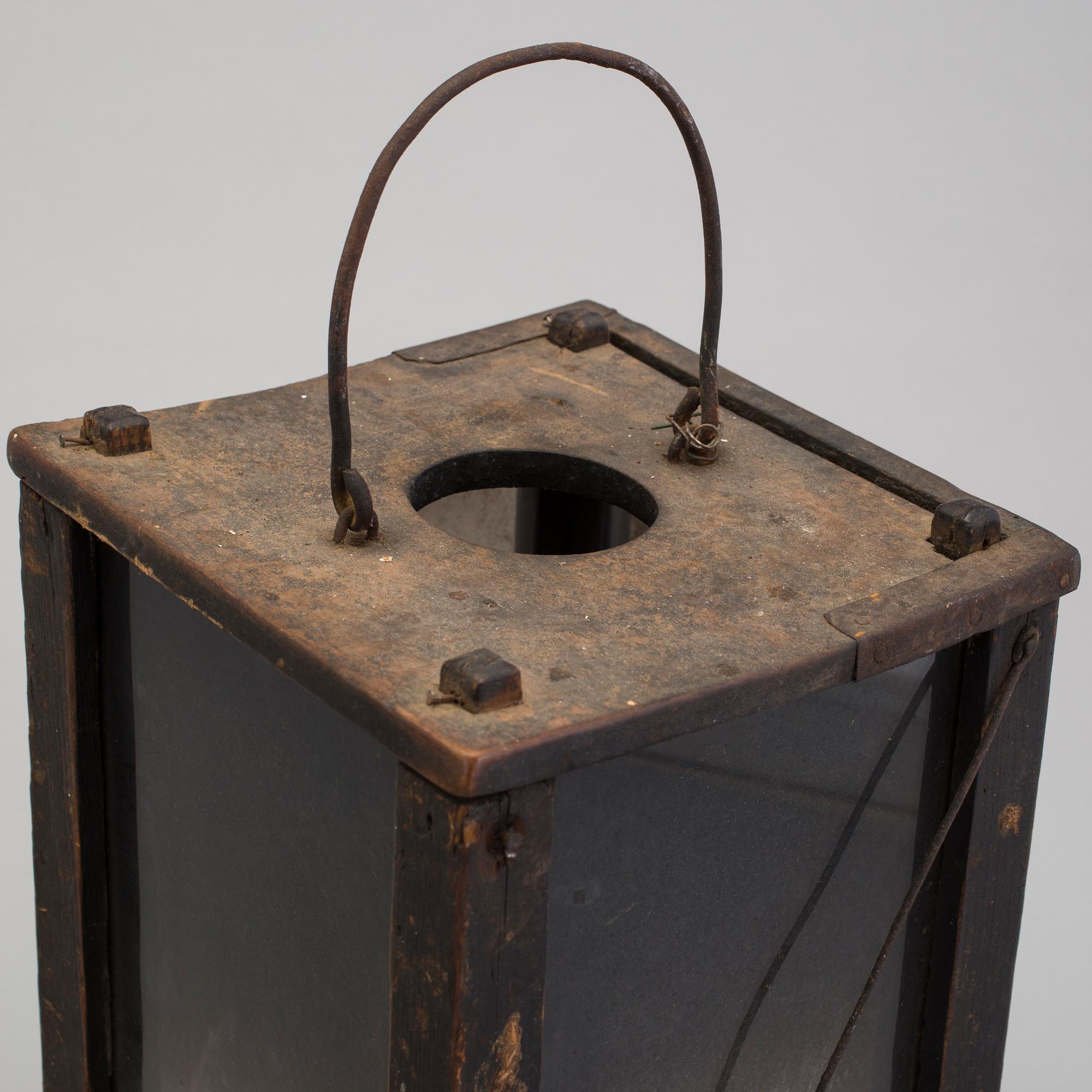 Two lantern, 1700-/1800s.