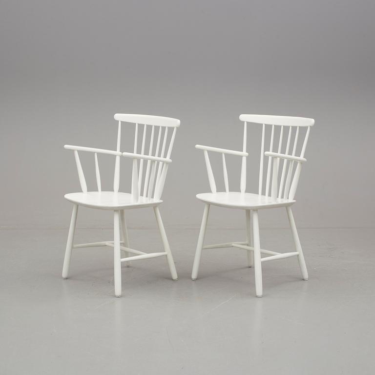 KARMSTOLAR, ett par, 1960-/70-tal.