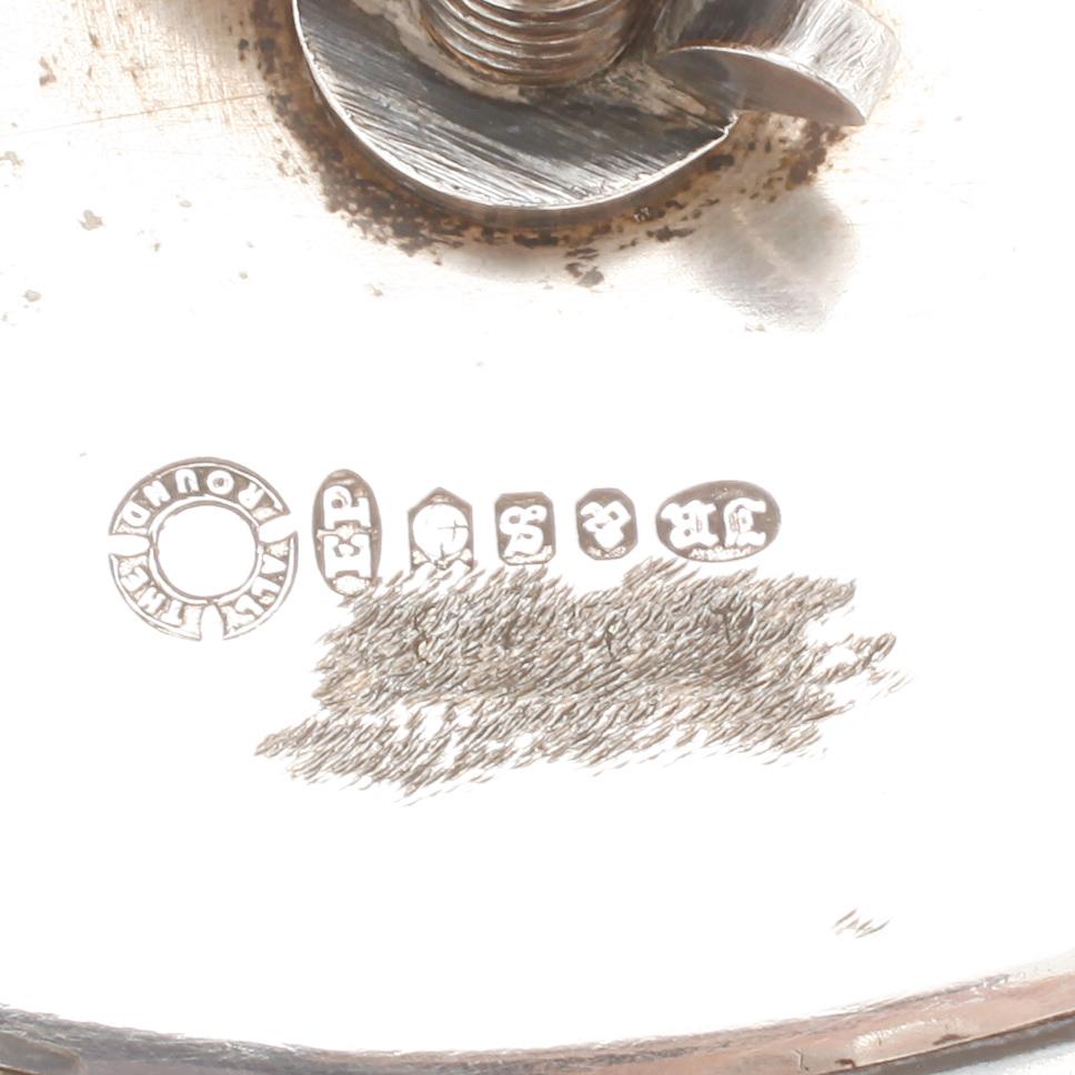 STEKHUV samt BRICKA, pläter, sent 1800-tal/1900-talets första hälft.