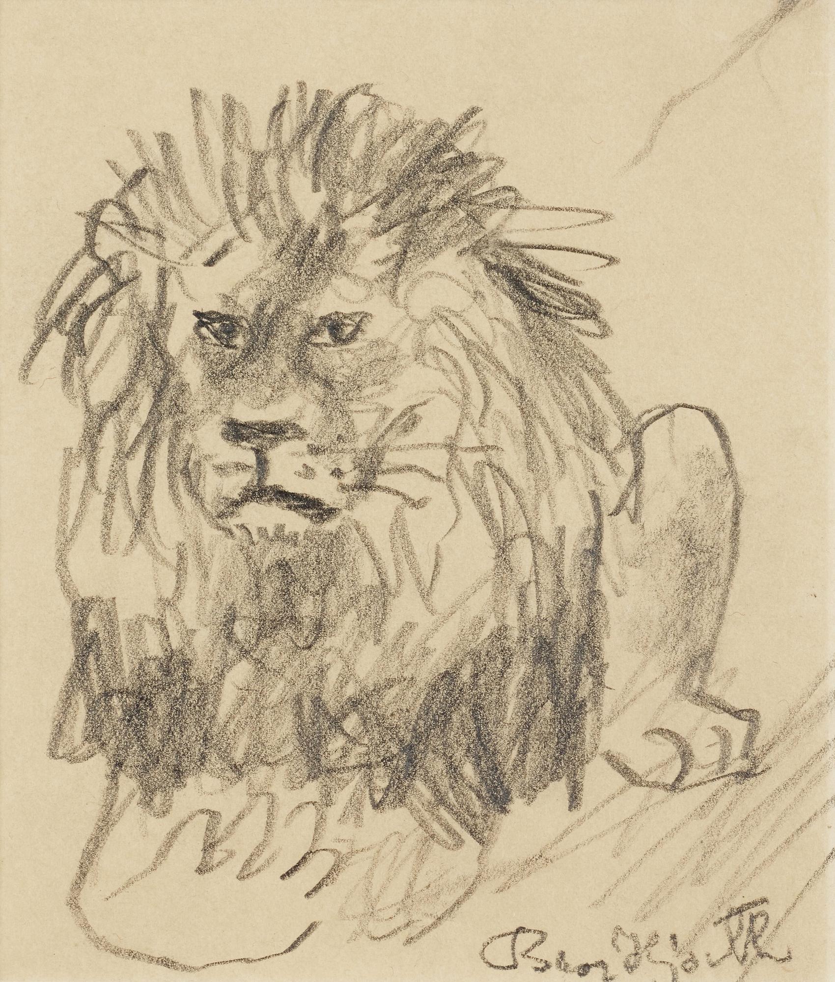 Bror Hjorth, "Lejon".