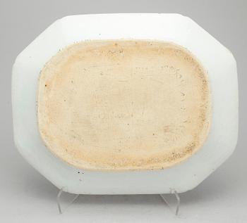 STEKFAT, porslin, Qianlong, Kina 1700-tal.