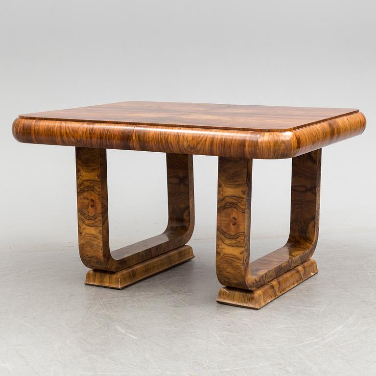 A 1930s art déco table, probably central Europe.