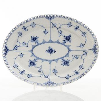 Dinner service, 45 pieces, porcelain, "Blue Fluted", Royal Copenhagen, Denmark.