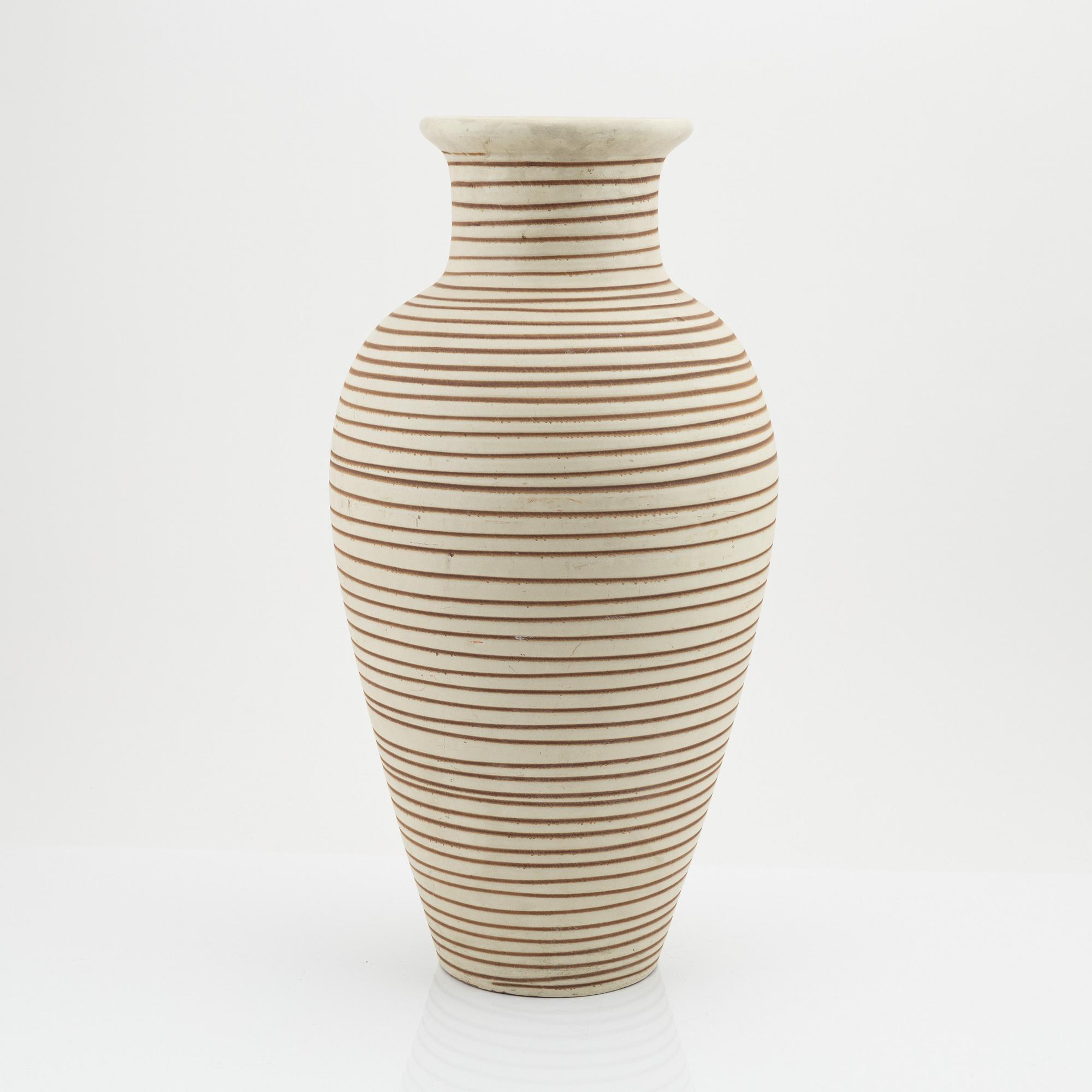 Anna-Lisa Thomson, an earthenware floor vase, Upsala-Ekeby, Sweden.