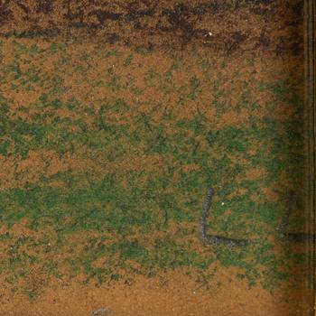 Lage Lindell, pastel, signed LL.