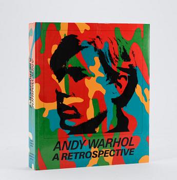 ANDY WARHOL, utställningskatalog, "Andy Warhol - a retrospective", The Museum of Modern Art, New York, 1986. osign.