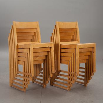 STOLAR, 10 st, design Sven Markelius. Brickmärkta O Jonssons Snickerifabrik, Arbrå.