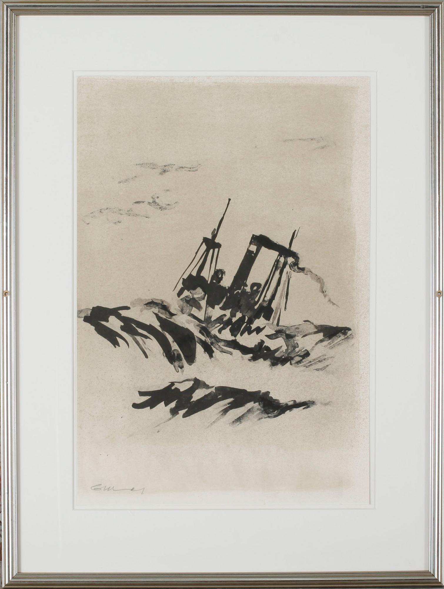 GÖSTA WERNER, 5 color lithographs, signed.