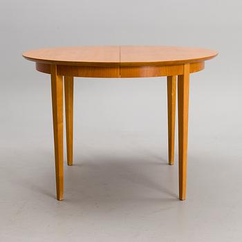 DINING TABLE, model 3006, Asko and CHAIRS, pcs designed Olavi Lieto, Asko 1950s.