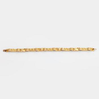 Björn Weckström, A 14K gold bracelet 'Jotos' for Lapponia 1969.