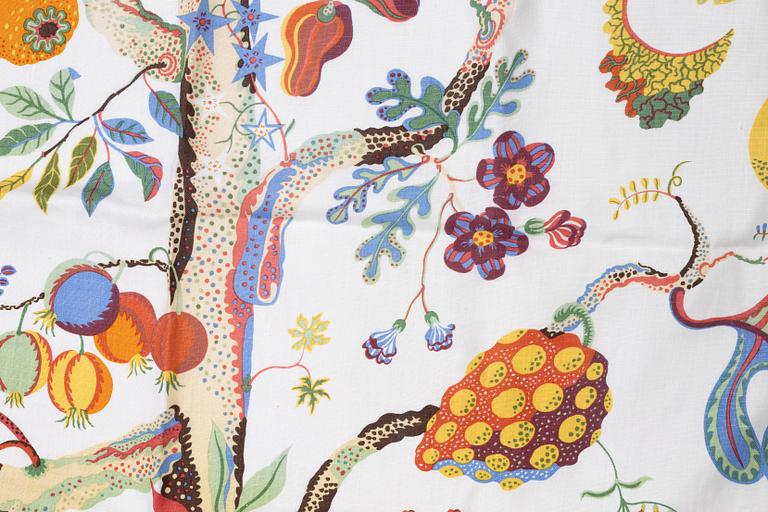 Josef Frank, a pair of 'Vegetable Tree' curtains, Svenskt Tenn.