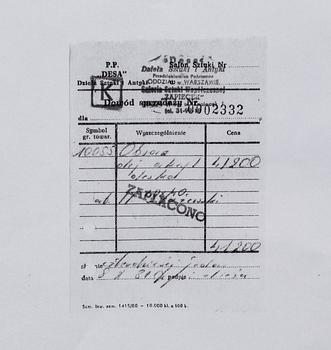 HENRYK STAZEWSKI, akryl på pannå, a tergo signerad o daterad 1981.