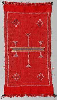 MATTOR, 2 st, silke, Kelim, Nordafrika, sent 1900-tal.