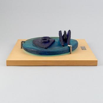 Max Ernst, skulptur, glas, "Maschera di uccello", Egidio Costantini, Italien, formgiven 1964.